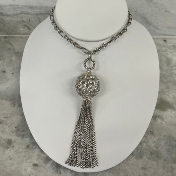 David Yurman Quatrefoil Diamond Necklace - Picture 6 of 8